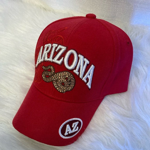 Arizona red baseball cap - Picture 2 of 7